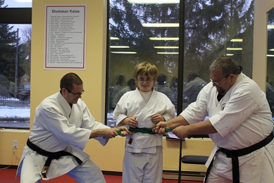 picture of kids training